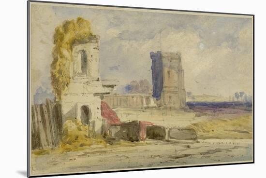 Landscape with Ruins-William Callow-Mounted Giclee Print