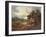 Landscape with Rustics and Donkeys on a Path-Thomas Gainsborough-Framed Giclee Print