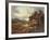 Landscape with Rustics and Donkeys on a Path-Thomas Gainsborough-Framed Giclee Print