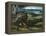 Landscape with Saint Jerome-Joachim Patinir-Framed Premier Image Canvas