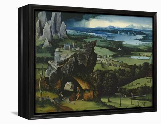 Landscape with Saint Jerome-Joachim Patinir-Framed Premier Image Canvas