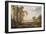 Landscape with Setting Sun-Pierre Patel-Framed Giclee Print