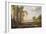 Landscape with Setting Sun-Pierre Patel-Framed Giclee Print