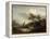 Landscape with Sheep-Thomas Gainsborough-Framed Premier Image Canvas