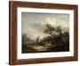 Landscape with Sheep-Thomas Gainsborough-Framed Giclee Print