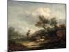 Landscape with Sheep-Thomas Gainsborough-Mounted Giclee Print