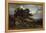 Landscape With Shepherds-Ludwig Richter-Framed Premier Image Canvas