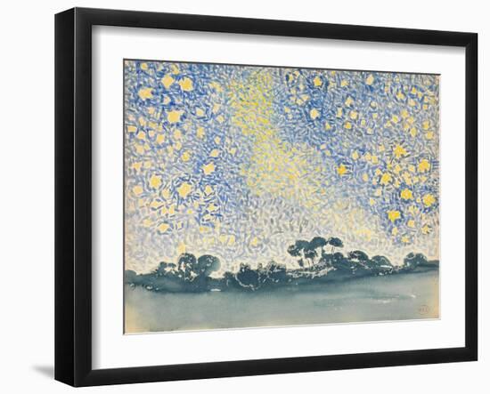 Landscape with Stars, c.1905-08-Henri-Edmond Cross-Framed Giclee Print