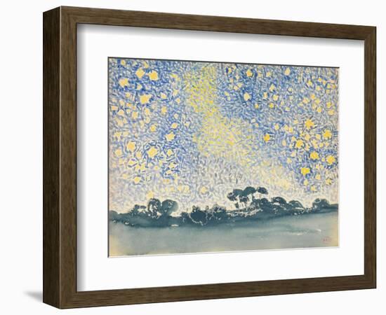 Landscape with Stars, c.1905-08-Henri-Edmond Cross-Framed Giclee Print