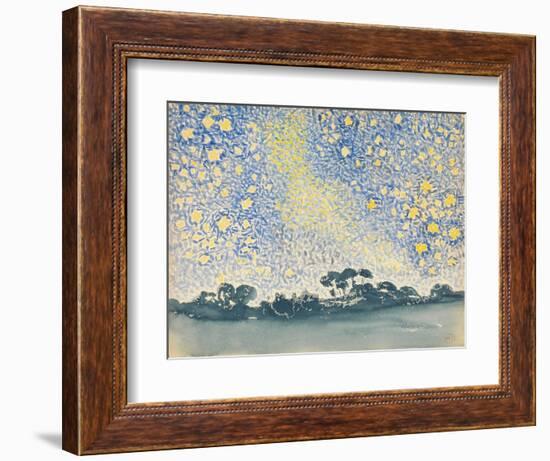 Landscape with Stars, c.1905-08-Henri-Edmond Cross-Framed Giclee Print