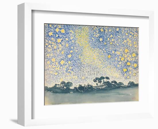 Landscape with Stars, c.1905-08-Henri-Edmond Cross-Framed Giclee Print