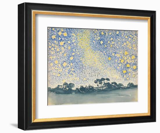 Landscape with Stars, c.1905-08-Henri-Edmond Cross-Framed Giclee Print