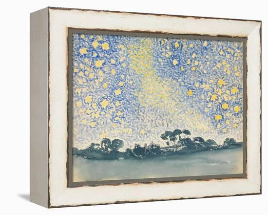 Landscape with Stars, c.1905-08-Henri-Edmond Cross-Framed Premier Image Canvas