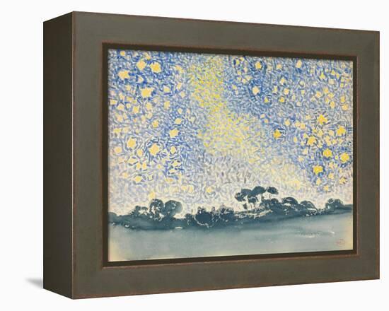 Landscape with Stars, c.1905-08-Henri-Edmond Cross-Framed Premier Image Canvas