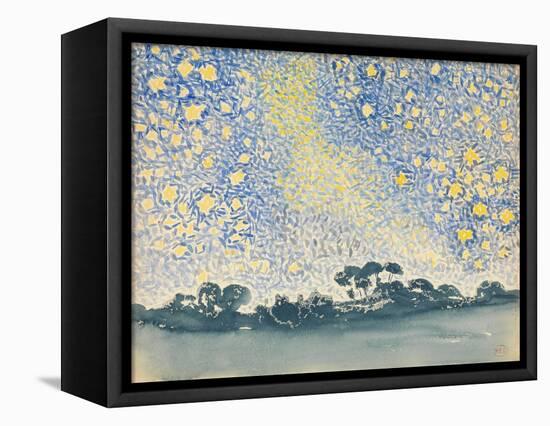 Landscape with Stars, c.1905-08-Henri-Edmond Cross-Framed Premier Image Canvas