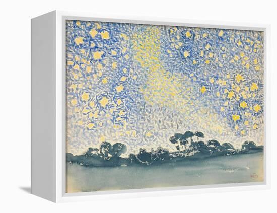 Landscape with Stars, c.1905-08-Henri-Edmond Cross-Framed Premier Image Canvas