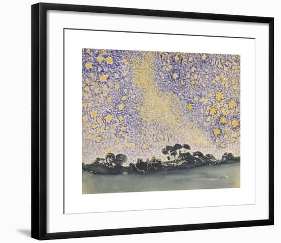 Landscape with Stars-Henri Edmond Cross-Framed Premium Giclee Print