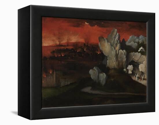 Landscape with the Destruction of Sodom and Gomorrah, C. 1520-Joachim Patinir-Framed Premier Image Canvas