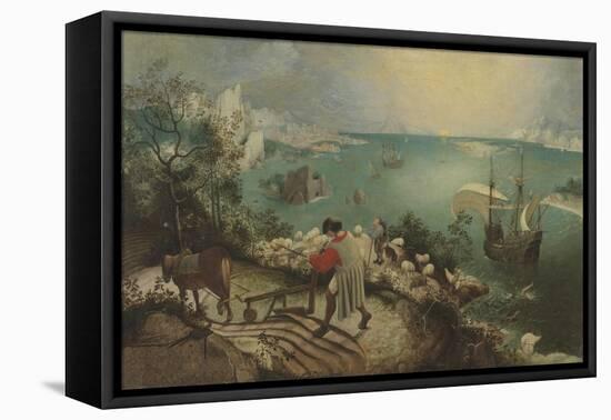 Landscape with the Fall of Icarus, C. 1560-Pieter Bruegel the Elder-Framed Premier Image Canvas