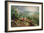 Landscape with the Fall of Icarus, circa 1555-Pieter Bruegel the Elder-Framed Giclee Print