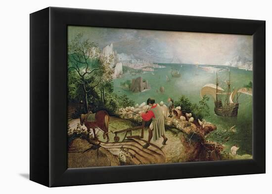 Landscape with the Fall of Icarus, circa 1555-Pieter Bruegel the Elder-Framed Premier Image Canvas