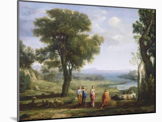 Landscape with the Heliads Searching for their Brother Phaeton-Claude Lorraine-Mounted Giclee Print