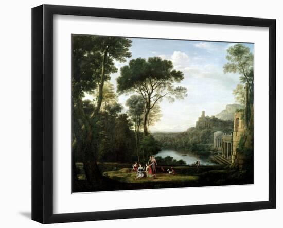 Landscape with the Nymph Egeria-Claude Lorraine-Framed Giclee Print