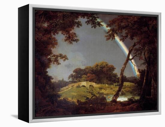 Landscape with the Rainbow Painting by Joseph Wright of Derby (1734-1797) 1794 Derby, Derby Museum-Joseph Wright of Derby-Framed Premier Image Canvas