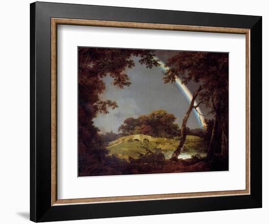 Landscape with the Rainbow Painting by Joseph Wright of Derby (1734-1797) 1794 Derby, Derby Museum-Joseph Wright of Derby-Framed Giclee Print