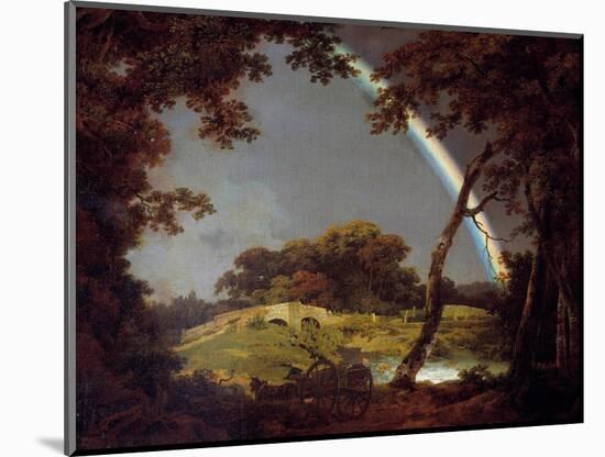 Landscape with the Rainbow Painting by Joseph Wright of Derby (1734-1797) 1794 Derby, Derby Museum-Joseph Wright of Derby-Mounted Giclee Print