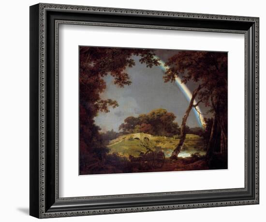 Landscape with the Rainbow Painting by Joseph Wright of Derby (1734-1797) 1794 Derby, Derby Museum-Joseph Wright of Derby-Framed Giclee Print