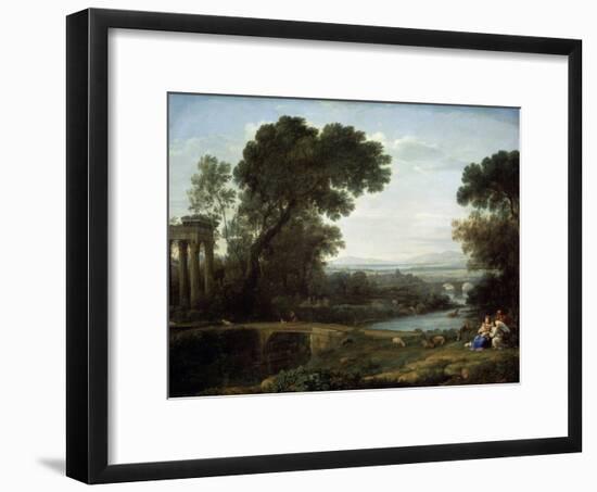 Landscape with the Rest on the Flight into Egypt (Midda), 1661-Claude Lorraine-Framed Giclee Print