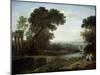 Landscape with the Rest on the Flight into Egypt (Midda), 1661-Claude Lorraine-Mounted Giclee Print