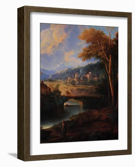 Landscape with the Zebedee Sons Calling-Giuseppe Roncelli-Framed Giclee Print