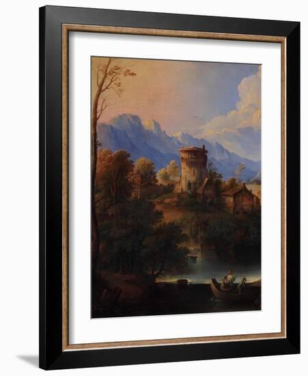 Landscape with the Zebedee Sons Calling-Giuseppe Roncelli-Framed Giclee Print