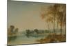 Landscape with Trees by the River Thames, C.1805 (W/C on Paper)-Joseph Mallord William Turner-Mounted Giclee Print