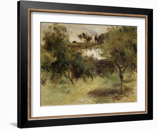 Landscape with Trees-Pierre-Auguste Renoir-Framed Giclee Print