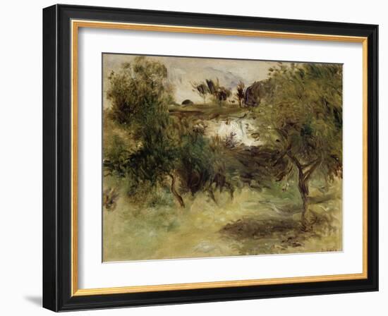 Landscape with Trees-Pierre-Auguste Renoir-Framed Giclee Print