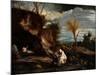 Landscape with Two Carthusian Monks-Pier Francesco Mola-Mounted Giclee Print