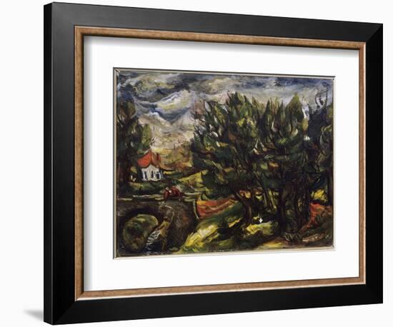 Landscape with Two Figures-Leon Kelly-Framed Giclee Print