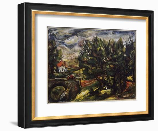 Landscape with Two Figures-Leon Kelly-Framed Giclee Print