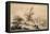 Landscape with Two Fishermen Resting-Guercino (Giovanni Francesco Barbieri)-Framed Premier Image Canvas