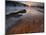 Landscape with view of Grand Prismatic Spring at sunrise, Yellowstone National Park, Wyoming, USA-Panoramic Images-Mounted Photographic Print