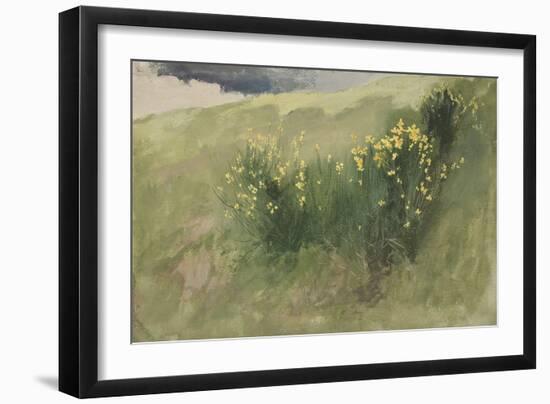 Landscape with Wildflowers-Edwin Austin Abbey-Framed Giclee Print