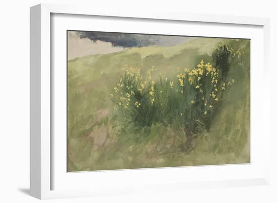 Landscape with Wildflowers-Edwin Austin Abbey-Framed Giclee Print