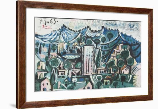 Landscape-Pablo Picasso-Framed Collectable Print