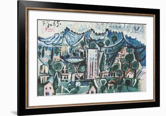 Landscape-Pablo Picasso-Framed Collectable Print