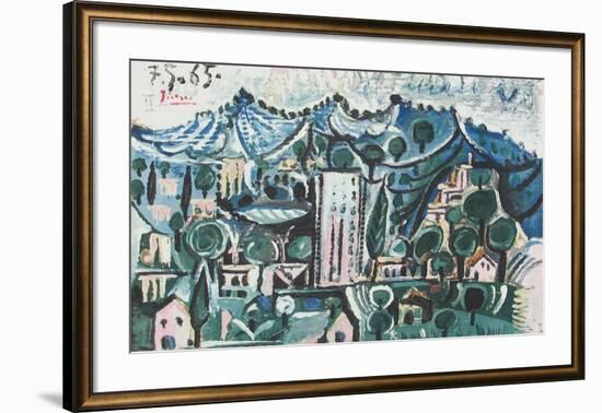 Landscape-Pablo Picasso-Framed Collectable Print