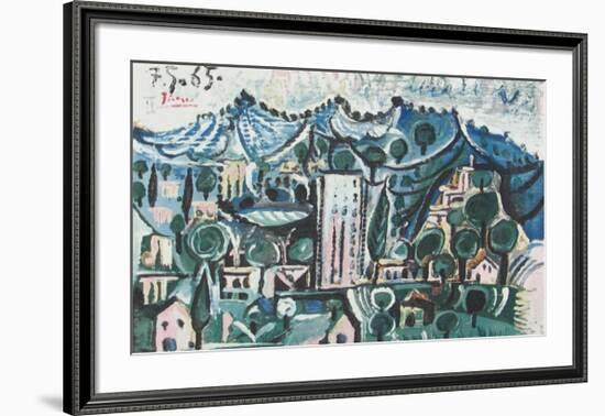 Landscape-Pablo Picasso-Framed Collectable Print