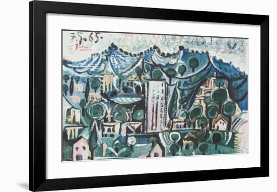Landscape-Pablo Picasso-Framed Collectable Print